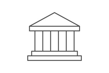 Banka, vektör, piksel mükemmel, illüstratör dosyası