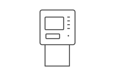 Atm Büfe, vektör, piksel mükemmel, illüstratör dosyası