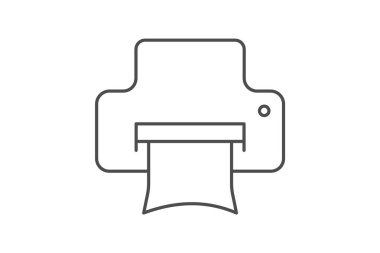 Yazıcı, vektör, piksel mükemmel, illüstratör dosyası