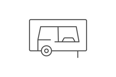 Drive-thru Penceresi, vektör, piksel mükemmel, illüstratör dosyası