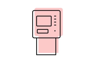 Atm Büfe, vektör, piksel mükemmel, illüstratör dosyası