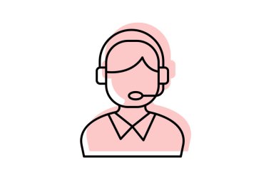 Çağrı Merkezi, vektör, piksel mükemmel, illüstratör dosyası