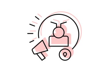 Pazarlama Ajansı, vektör, piksel mükemmel, illüstratör dosyası