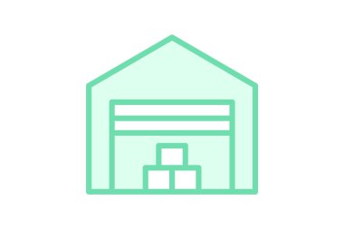 Depo, vektör, piksel mükemmel, çizer dosyası