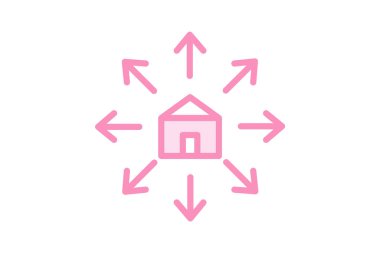 Dağıtım Merkezi, vektör, piksel mükemmel, illüstratör dosyası