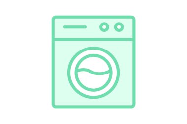 Çamaşırhane, vektör, piksel mükemmel, illüstratör dosyası