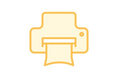 Yazıcı, vektör, piksel mükemmel, illüstratör dosyası