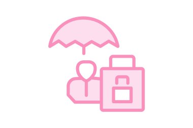 Sigorta Ofisi, vektör, piksel mükemmel, illüstratör dosyası