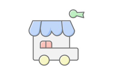 Oyuncak Deposu, vektör, piksel mükemmel, illüstratör dosyası