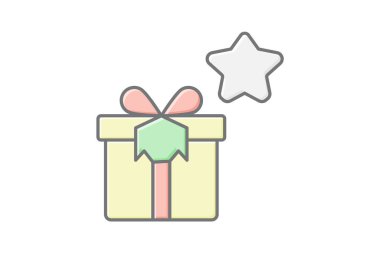 Hediye Dükkanı, vektör, piksel mükemmel, illüstratör dosyası