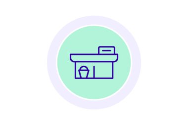 Uygun Depo, vektör, piksel mükemmel, illüstratör dosyası