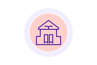 Kütüphane, vektör, piksel mükemmel, illüstratör dosyası