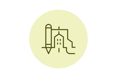 Mimarlık Firması, vektör, piksel mükemmel, illüstratör dosyası