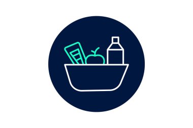 Süpermarket, vektör, piksel mükemmel, çizer dosyası