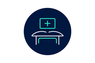 Tıbbi Ofis, vektör, piksel mükemmel, illüstratör dosyası