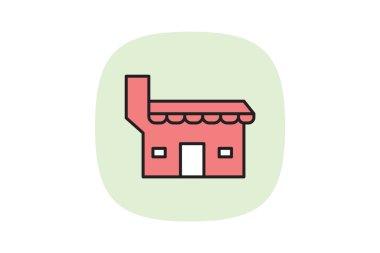 Alışveriş merkezi, vektör, piksel mükemmel, illüstratör dosyası