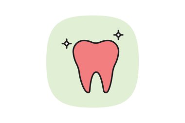 Diş Kliniği, vektör, piksel mükemmel, illüstratör dosyası