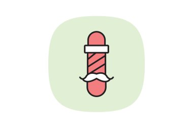 Berber dükkanı, vektör, piksel mükemmel, illüstratör dosyası