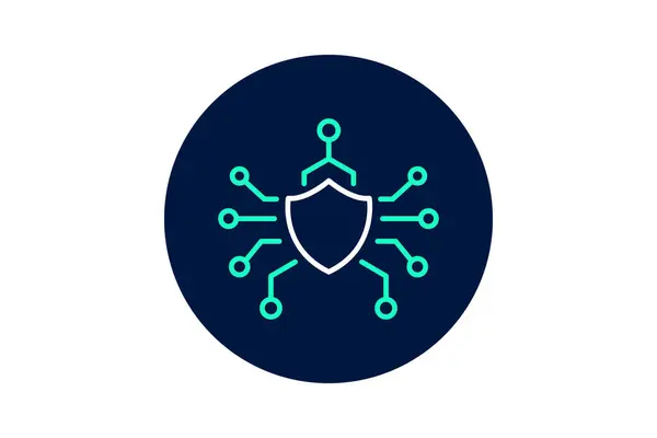 Siber Dayanıklılık, vektör, piksel mükemmel, illüstratör dosyası