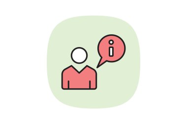 Turist Bilgileri, vektör, piksel mükemmel, illüstratör dosyası