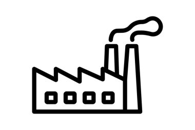 Plastik Fabrikası, vektör, piksel mükemmel, illüstratör dosyası