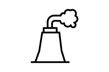 Atık Yakma Tesisi, vektör, piksel mükemmel, illüstratör dosyası