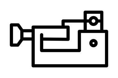 Sanayi Torna, vektör, piksel mükemmel, illüstratör dosyası