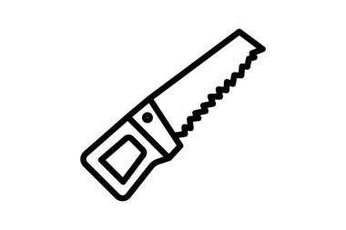 Endüstriyel testere, vektör, piksel mükemmel, illüstratör dosyası