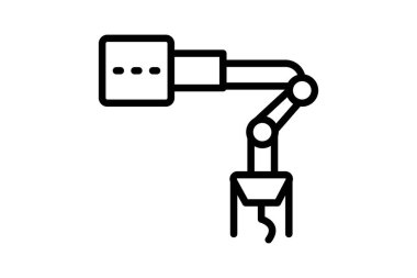 Endüstriyel Kamera, vektör, piksel mükemmel, illüstratör dosyası