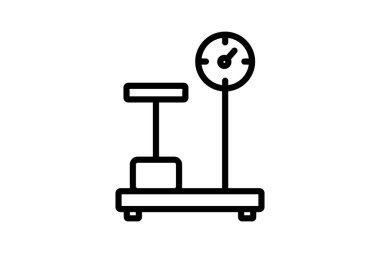 Endüstriyel ölçek, vektör, piksel mükemmel, illüstratör dosyası