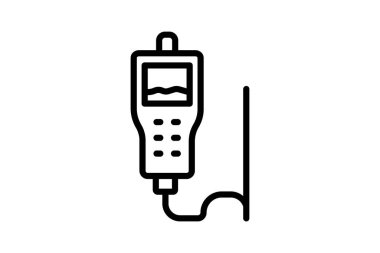 Endüstriyel Çözünmüş Oksijen Ölçer, vektör, piksel mükemmel, illüstratör dosyası