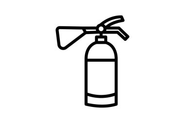 Endüstriyel yangın söndürücü, vektör, piksel mükemmel, illüstratör dosyası