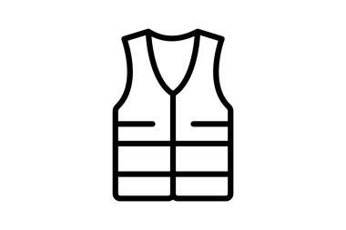 Endüstriyel Yüksek Vest, vektör, piksel mükemmel, illüstratör dosyası