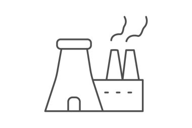 Güç Santrali, vektör, piksel mükemmel, illüstratör dosyası