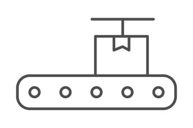 Taşıyıcı Kayış Sistemi, vektör, piksel mükemmel, illüstratör dosyası
