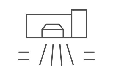Endüstriyel havalandırma, vektör, piksel mükemmel, illüstratör dosyası