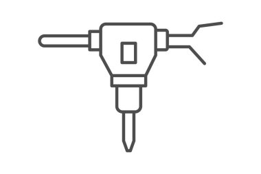 Endüstriyel sondaj, vektör, piksel mükemmel, illüstratör dosyası