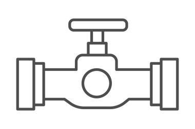Endüstriyel valf, vektör, piksel mükemmel, illüstratör dosyası