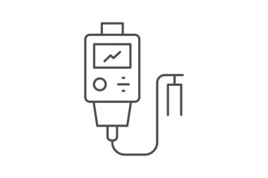Endüstriyel iletkenlik ölçer, vektör, piksel mükemmel, illüstratör dosyası
