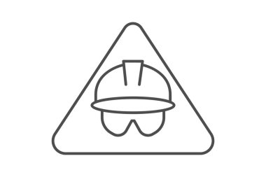 Endüstriyel Güvenlik İşareti, vektör, piksel mükemmel, illüstratör dosyası