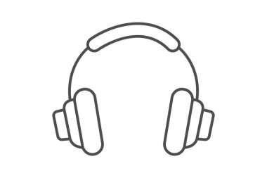 Endüstriyel Kulak Koruma, vektör, piksel mükemmel, illüstratör dosyası