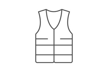 Endüstriyel Yüksek Vest, vektör, piksel mükemmel, illüstratör dosyası