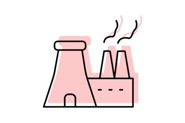 Güç Santrali, vektör, piksel mükemmel, illüstratör dosyası