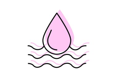 Su arıtma tesisi, vektör, piksel mükemmel, illüstratör dosyası