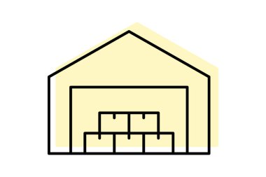 Soğuk Depo, vektör, piksel mükemmel, illüstratör dosyası