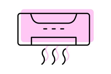 Hvac Sistemi, vektör, piksel mükemmel, illüstratör dosyası