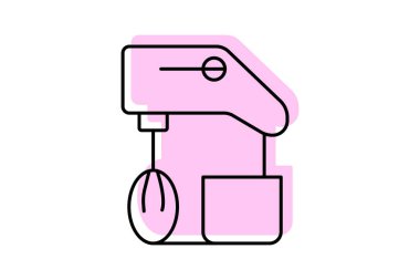 Endüstriyel karıştırıcı, vektör, piksel mükemmel, illüstratör dosyası