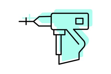 Endüstriyel Extruder, vektör, piksel mükemmel, illüstratör dosyası