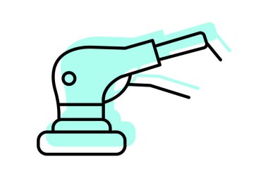 Sanayi Sanderi, vektör, piksel mükemmel, illüstratör dosyası