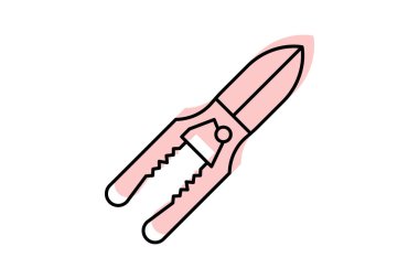 Endüstriyel Kesici, vektör, piksel mükemmel, illüstratör dosyası